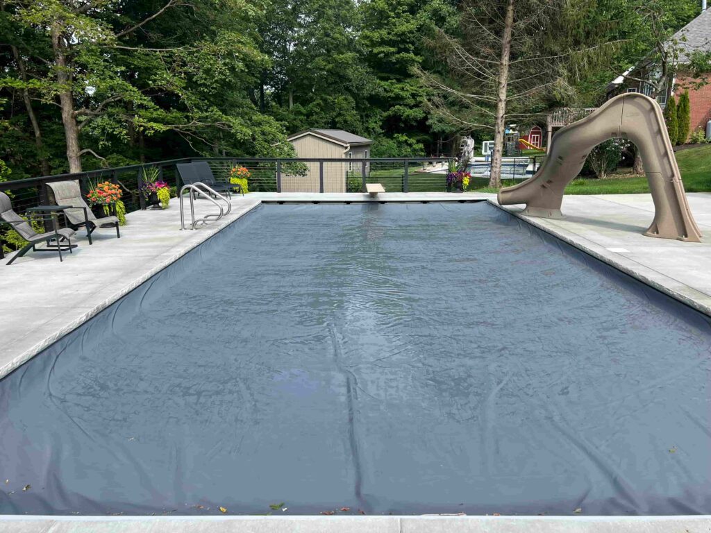 Image of Pool cover installation